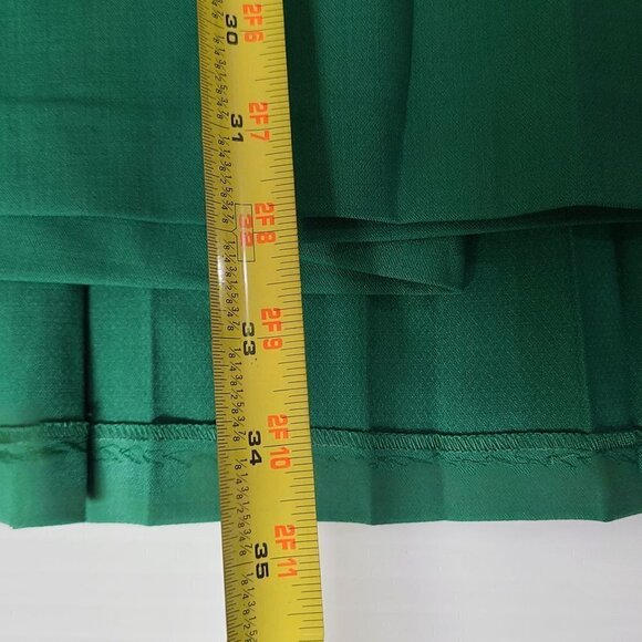 ZARA PLEATED SKIRT WITH BELT - LIMITED EDITION GREEN SIZE XS | 2586/408 - Picture 12 of 13